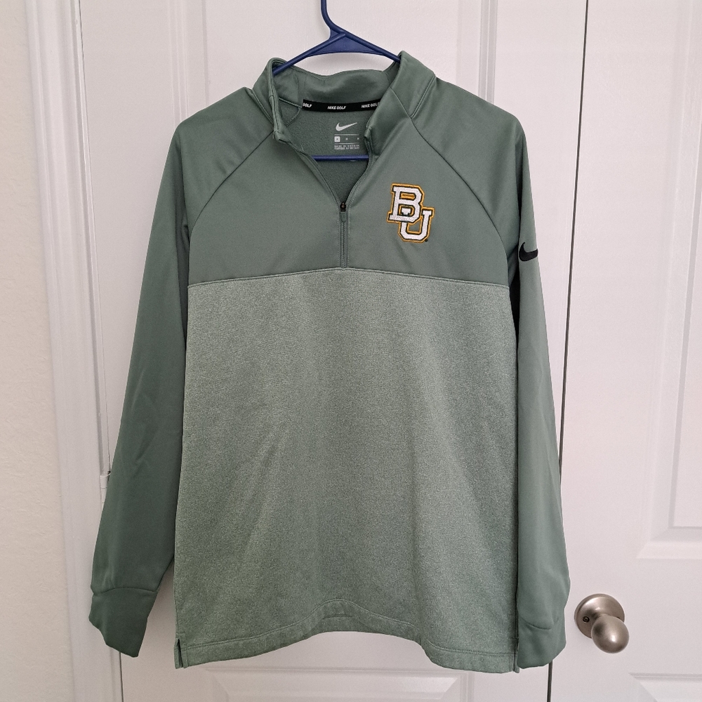 Nike Men's Green Baylor Sweater